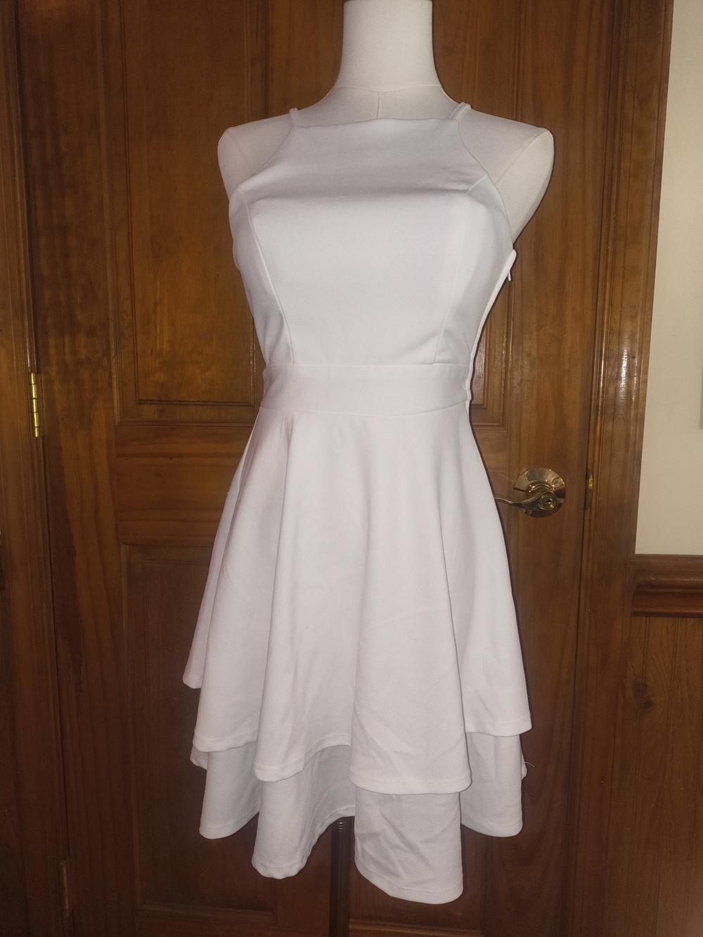 White Fit & Flare Dress